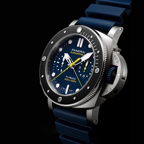 panerai submersible 47mm blue|panerai mike horn submersible.